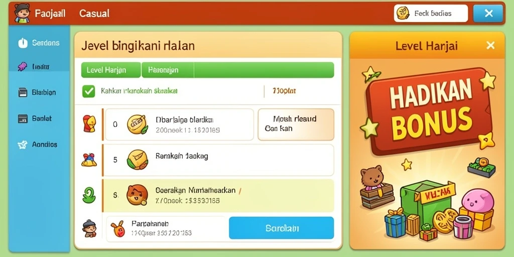 Momen seru saat bermain bersama teman.