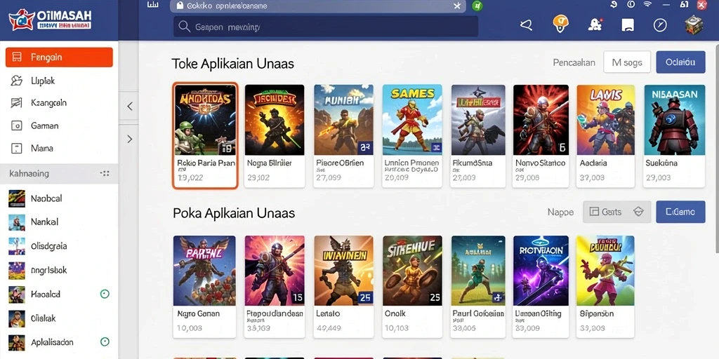 Screenshot menu bonus dan promosi yang menggiurkan.