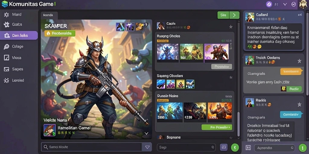 Screenshot menunjukkan fitur misi harian yang menarik.